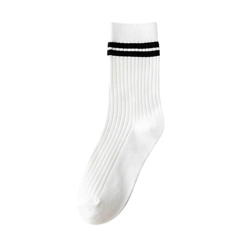 1 Pair  Colourful Striped Socks