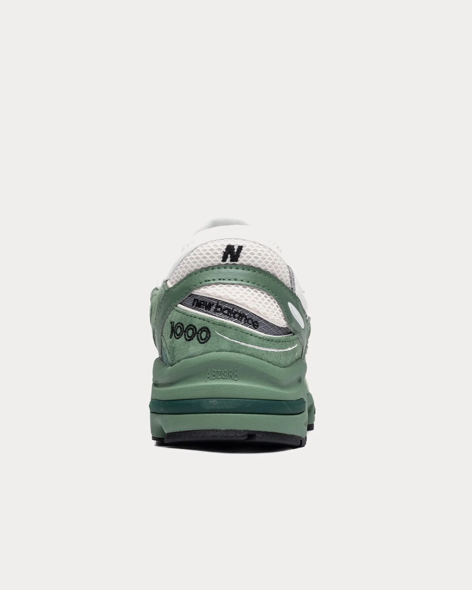 1000 Green / Green / White Low Top Sneakers