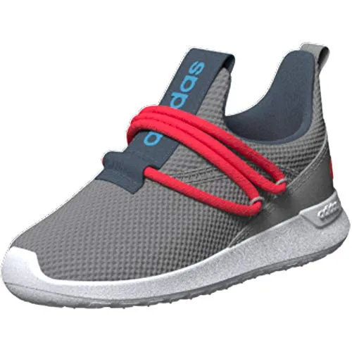 adidas Baby Lite Racer Adapt 3.0 Running Shoe, Glory Grey/Pink/Cyan, 5K