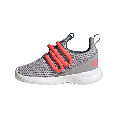 adidas Baby Lite Racer Adapt 3.0 Running Shoe, Glory Grey/Pink/Cyan, 5K