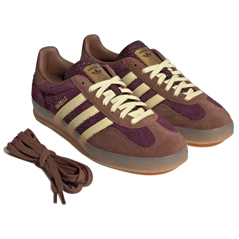 Adidas Originals scarpa sneakers da adulto Gazelle Indoor JI0324 marrone-mandorla