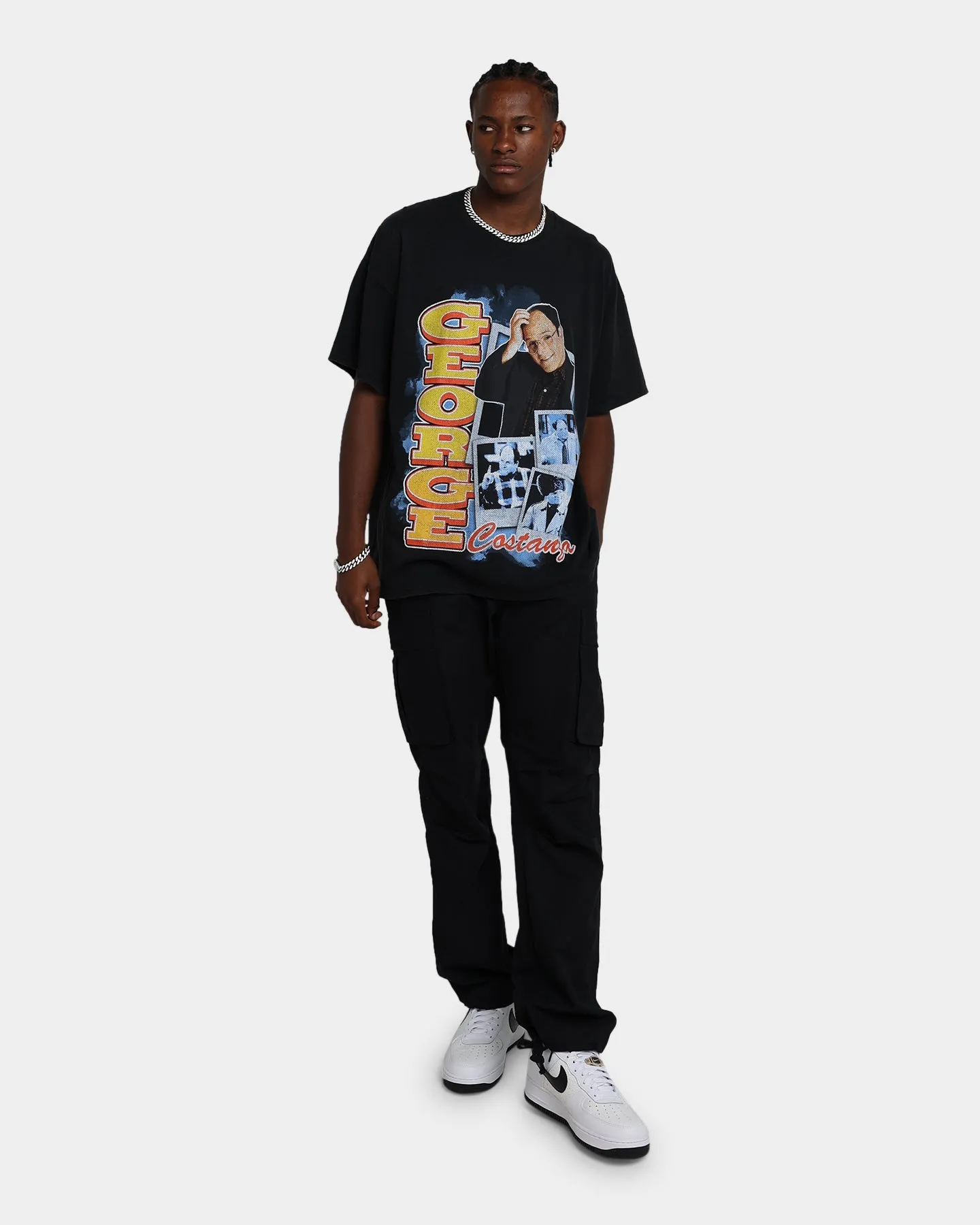 American Thrift X Seinfeld George Vintage T-Shirt Washed Black