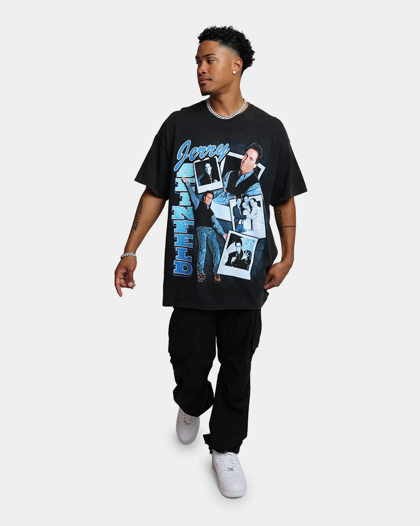American Thrift X Seinfeld Jerry Vintage T-Shirt Washed Black