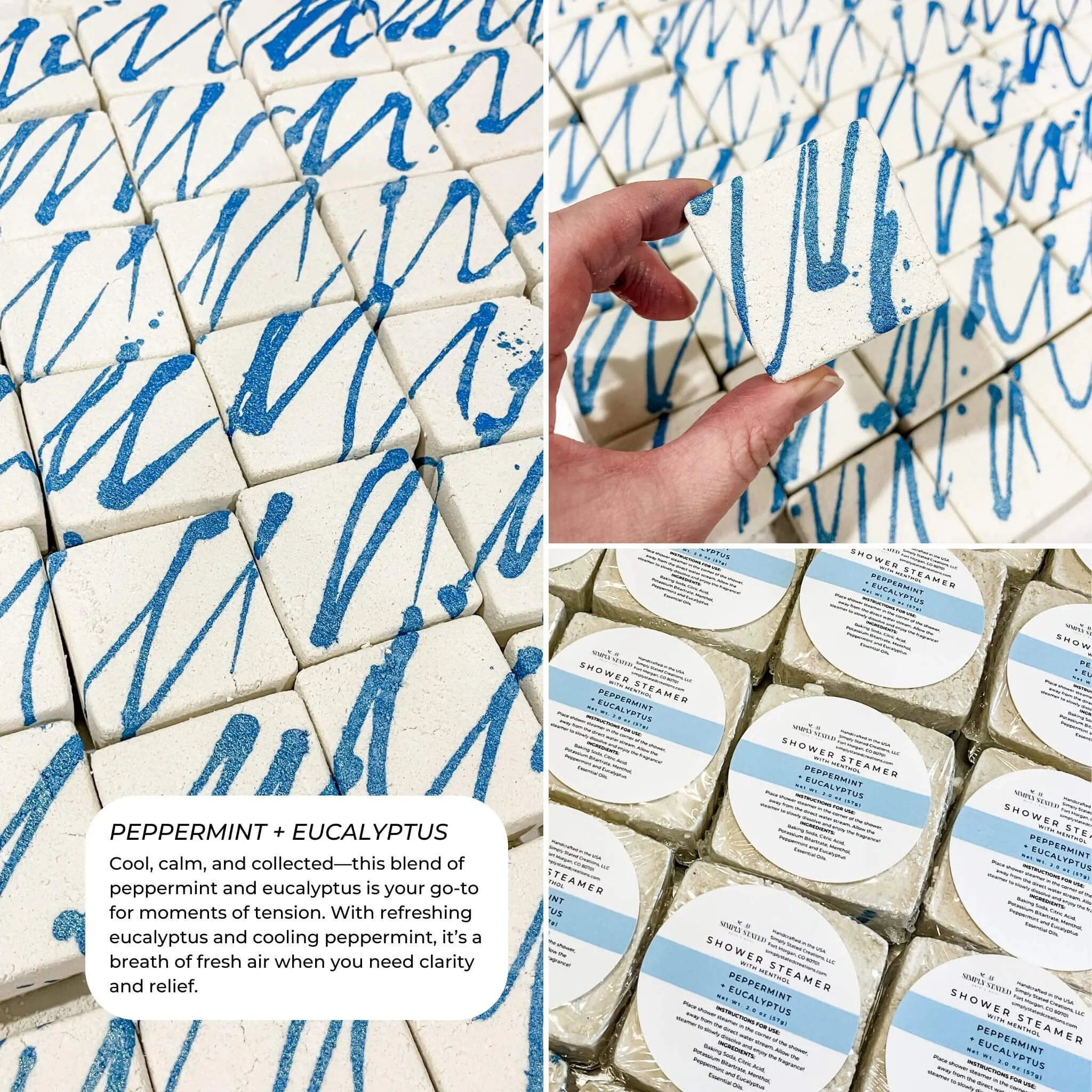 Aromatherapy Mentholated Shower Steamers