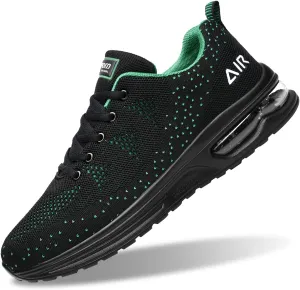 Autper Mens Air Sports Tennis Sneakers Shoes for Running, Gym, Jogging, Walking Athletic Footwear, Size 10.5 - Green