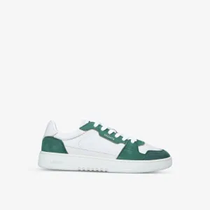 Axel Arigato Low Top Leather and Suede Dice Sneaker, Green