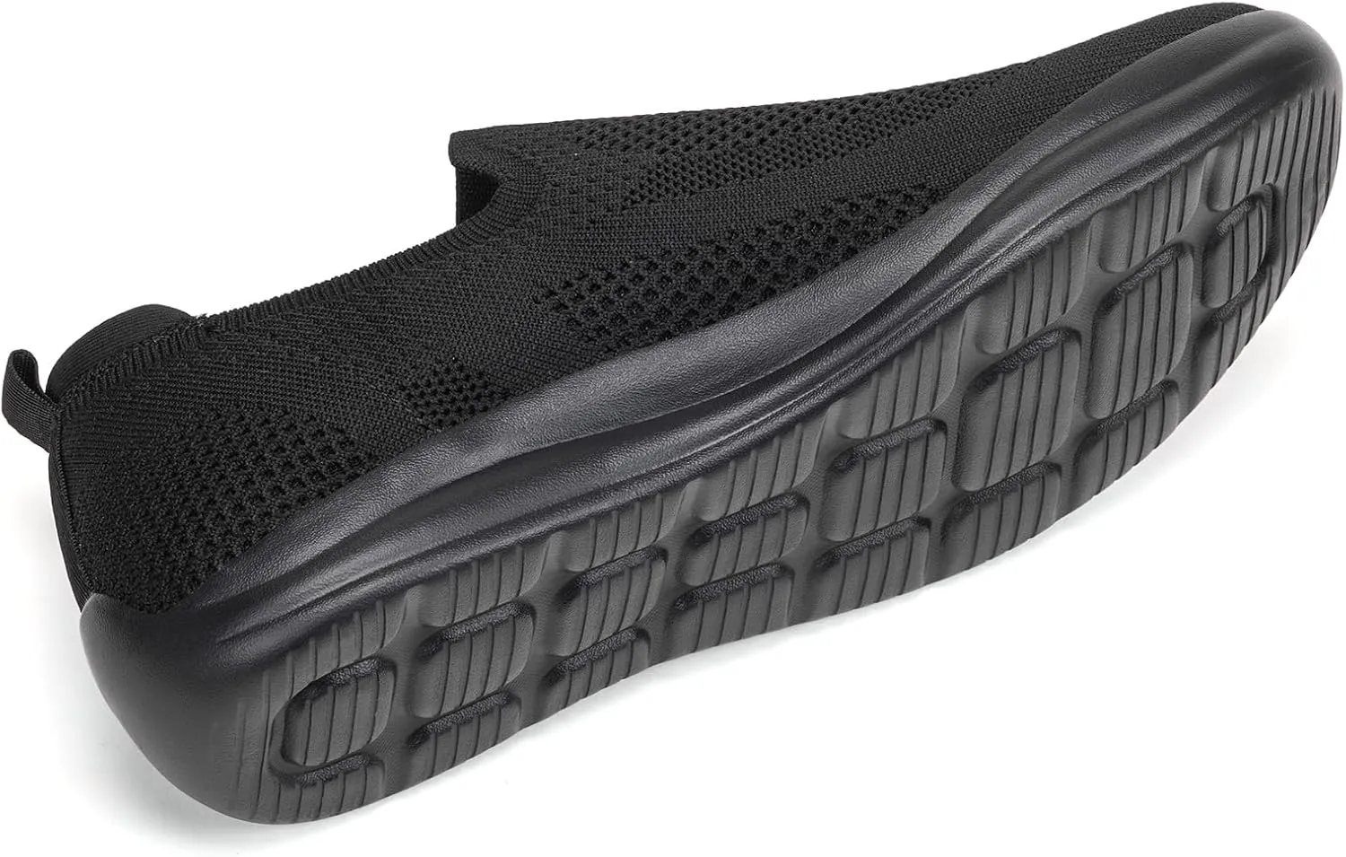 BEJINASH Mens Slip-on Walking Shoes, Lightweight Breathable Go Walk Shoes with Arch Support,Comfortable Casual Loafers Shoes
