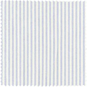 Blue Stripe Brushed Fall Oxford