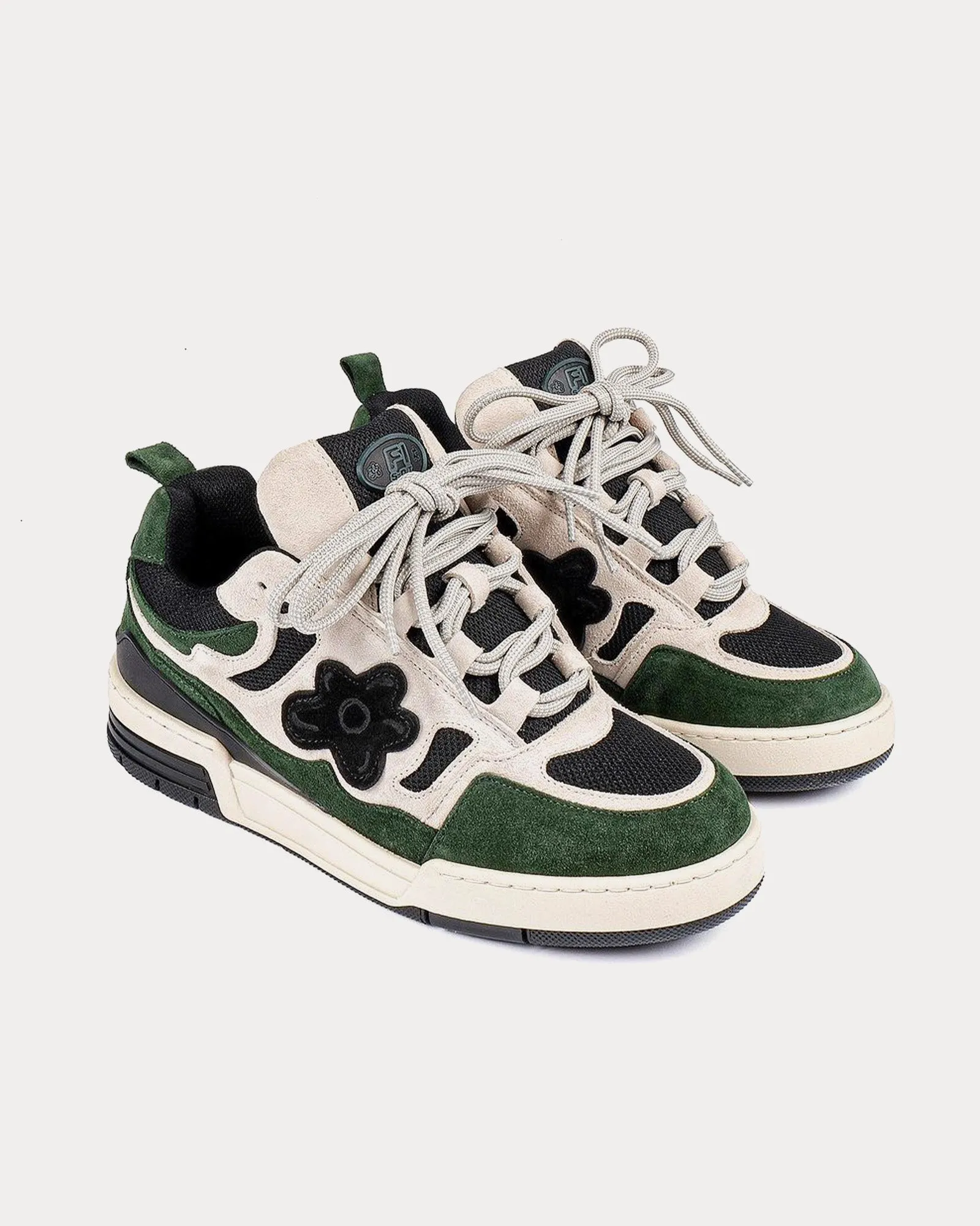 Bretton Woods Green / Black Low Top Sneakers