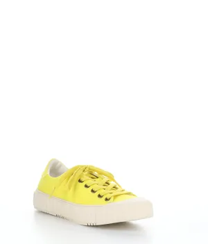 CHAYA YELLOW Lace-up Trainers|CHAYA Baskets �� Lacets in Jaune