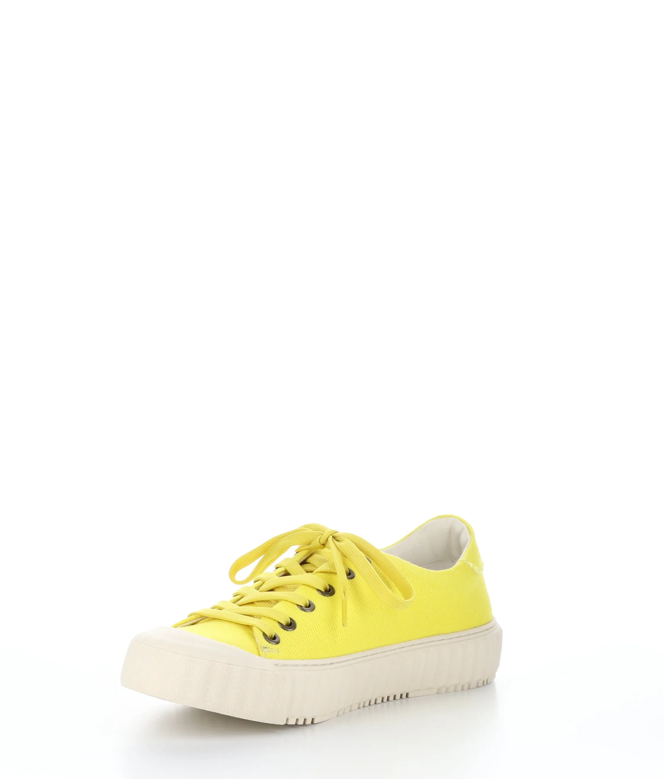 CHAYA YELLOW Lace-up Trainers|CHAYA Baskets �� Lacets in Jaune