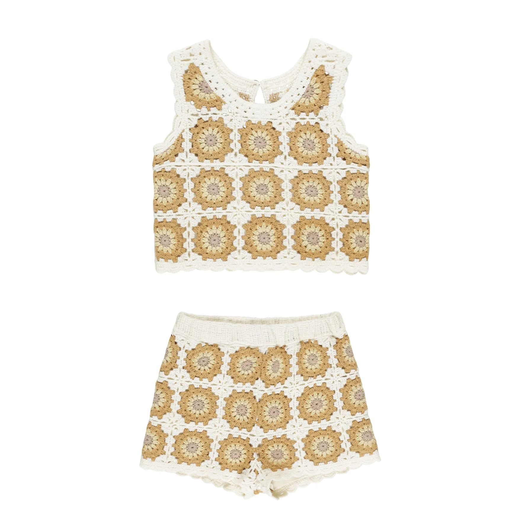 Crochet Tank Set | Marigold Daisy