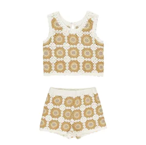 Crochet Tank Set | Marigold Daisy