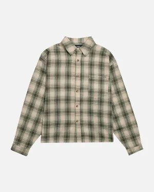 Cropped Flannel - Green