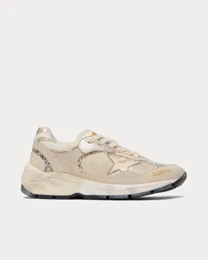 Dad-Star Running Mesh & Suede  Pearl Low Top Sneakers