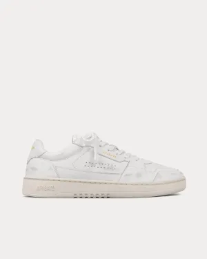 Dice Lo Vintage Effect White / Off White Low Top Sneakers
