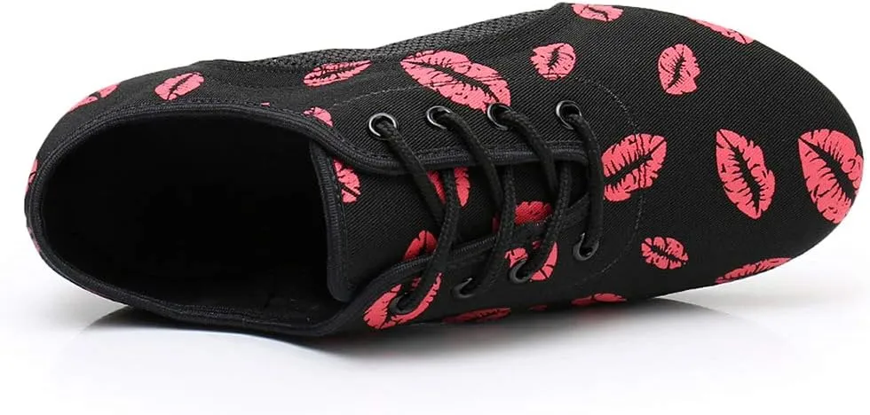 DKZSYIM Men and Women's Boost Dance Sneaker Modern Jazz Ballroom Performance Dance-Sneakers Sports Shoes,Model WZSP-NJB