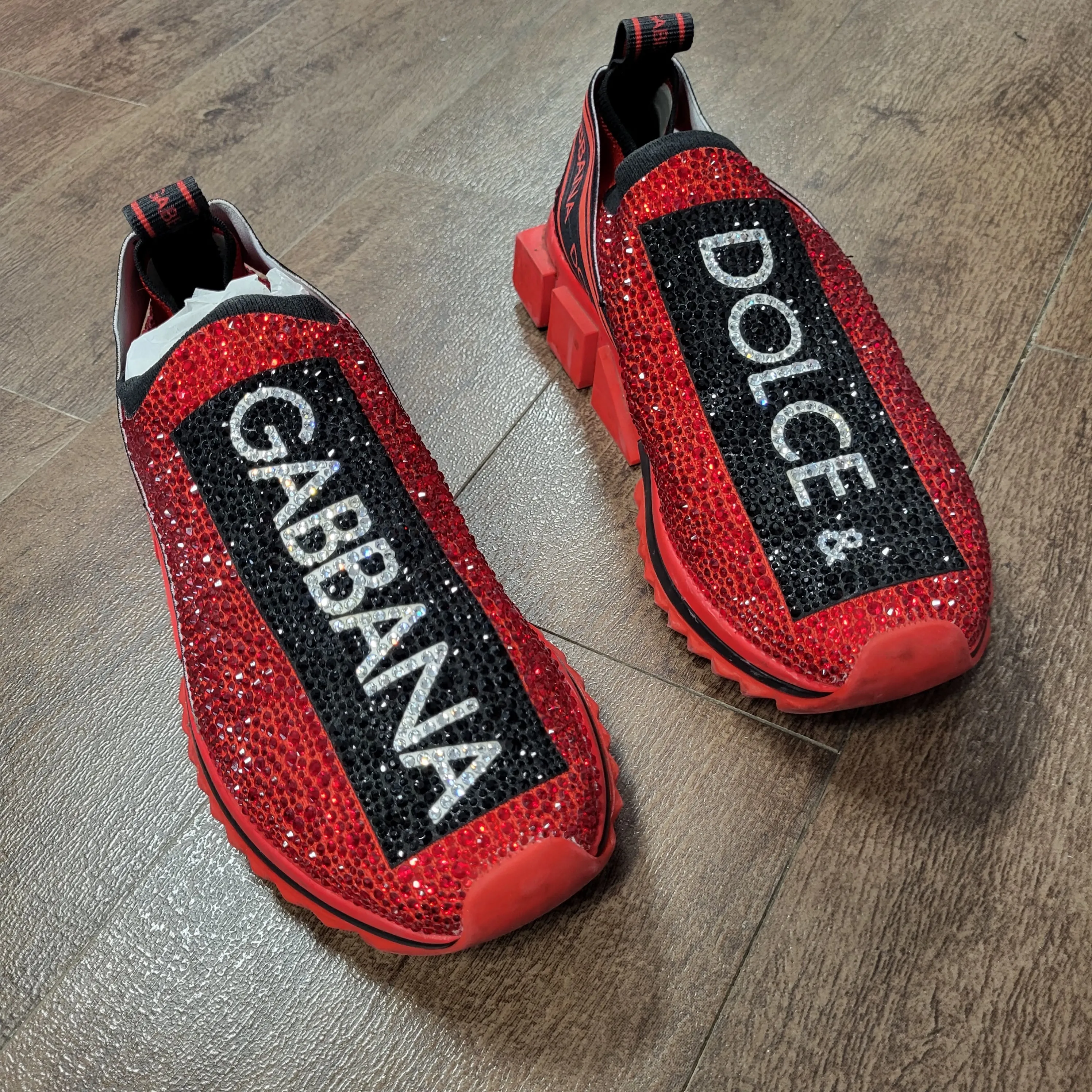 Dolce & Gabbana Red US Shoe Size 38/7 Sneakers
