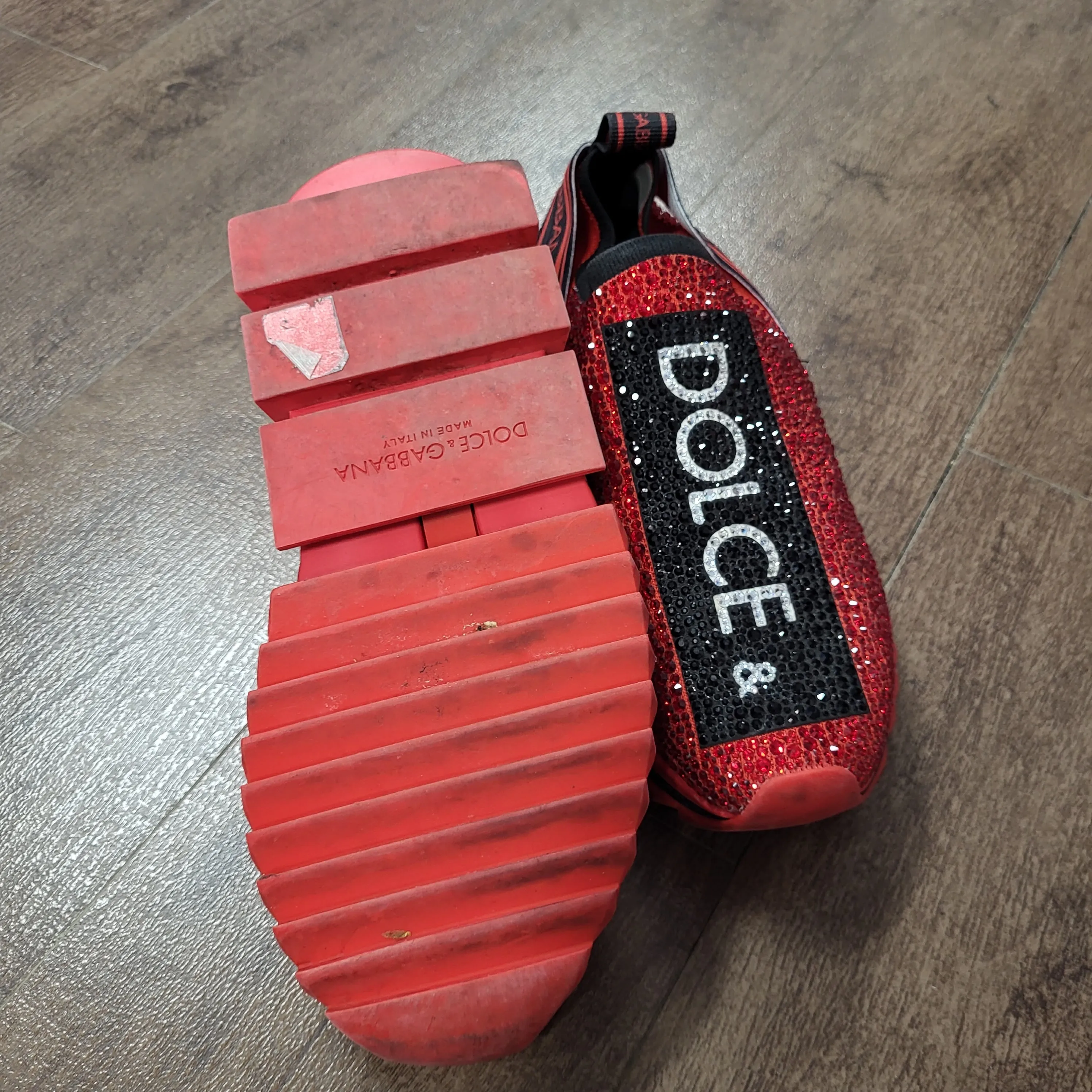 Dolce & Gabbana Red US Shoe Size 38/7 Sneakers