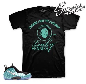 Foamposite Island Green Lucky Penny Shirt