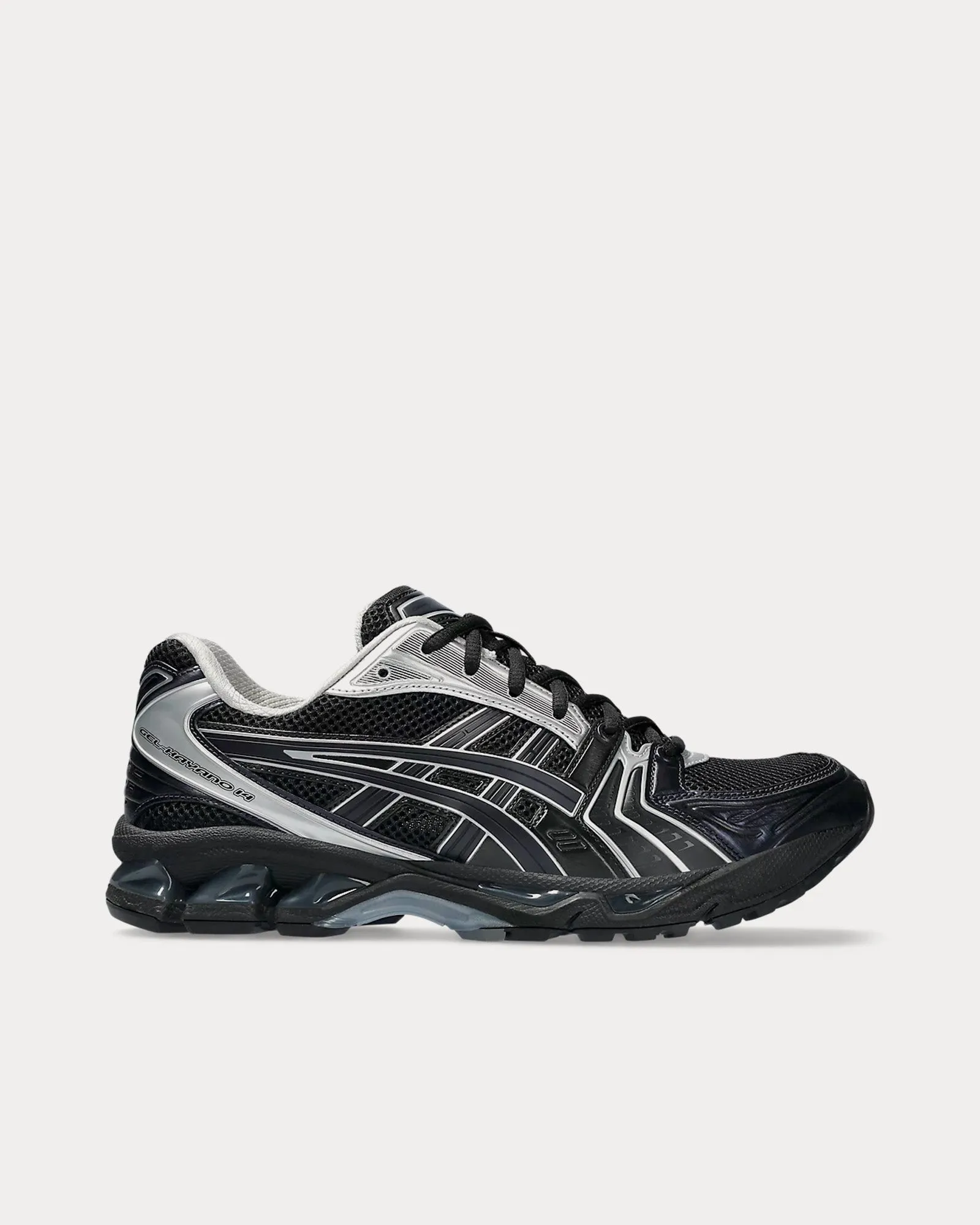 Gel-Kayano 14 Black / Pure Silver Low Top Sneakers
