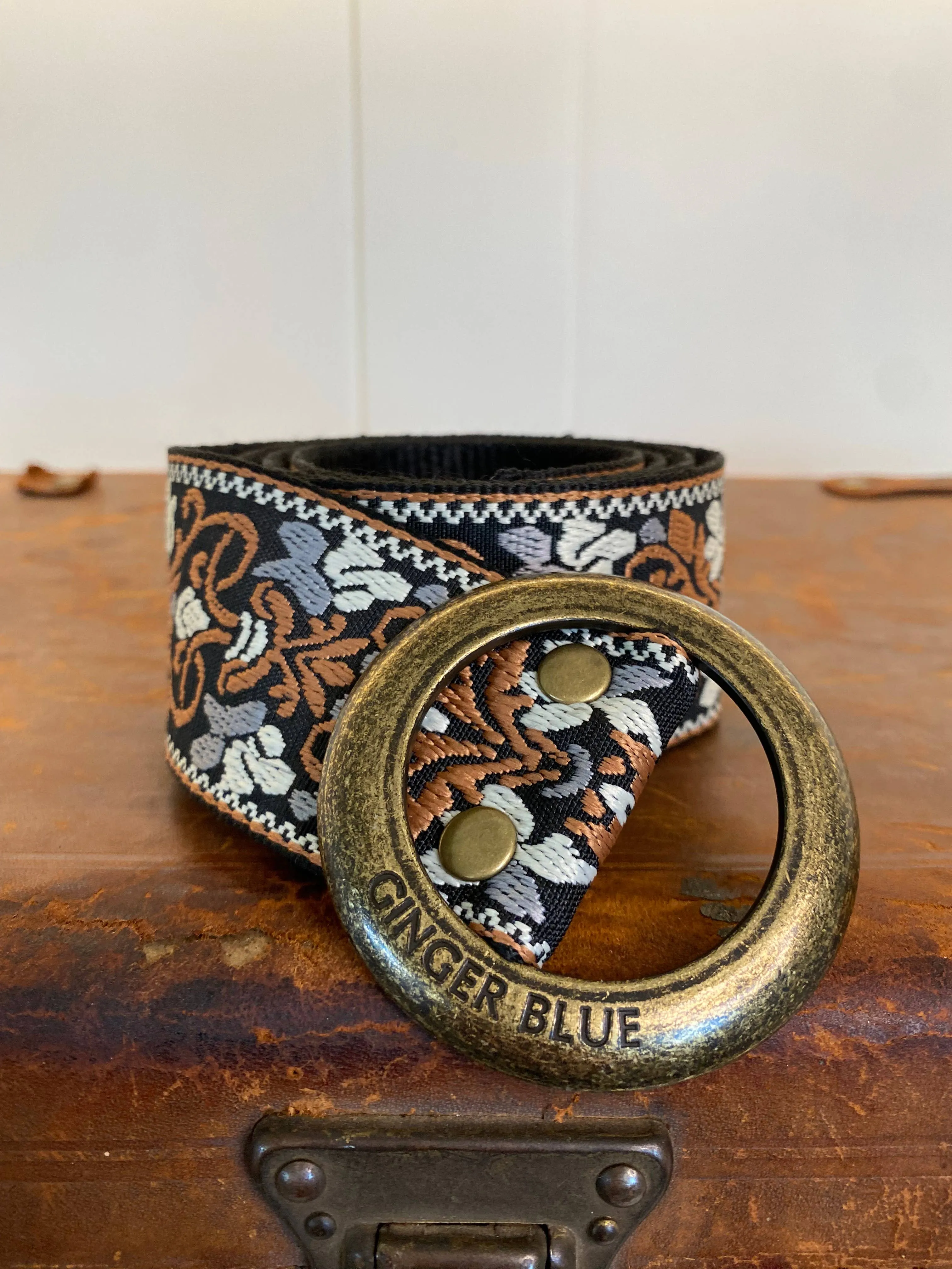 Ginger Blue - Very Vintage Grey Belt