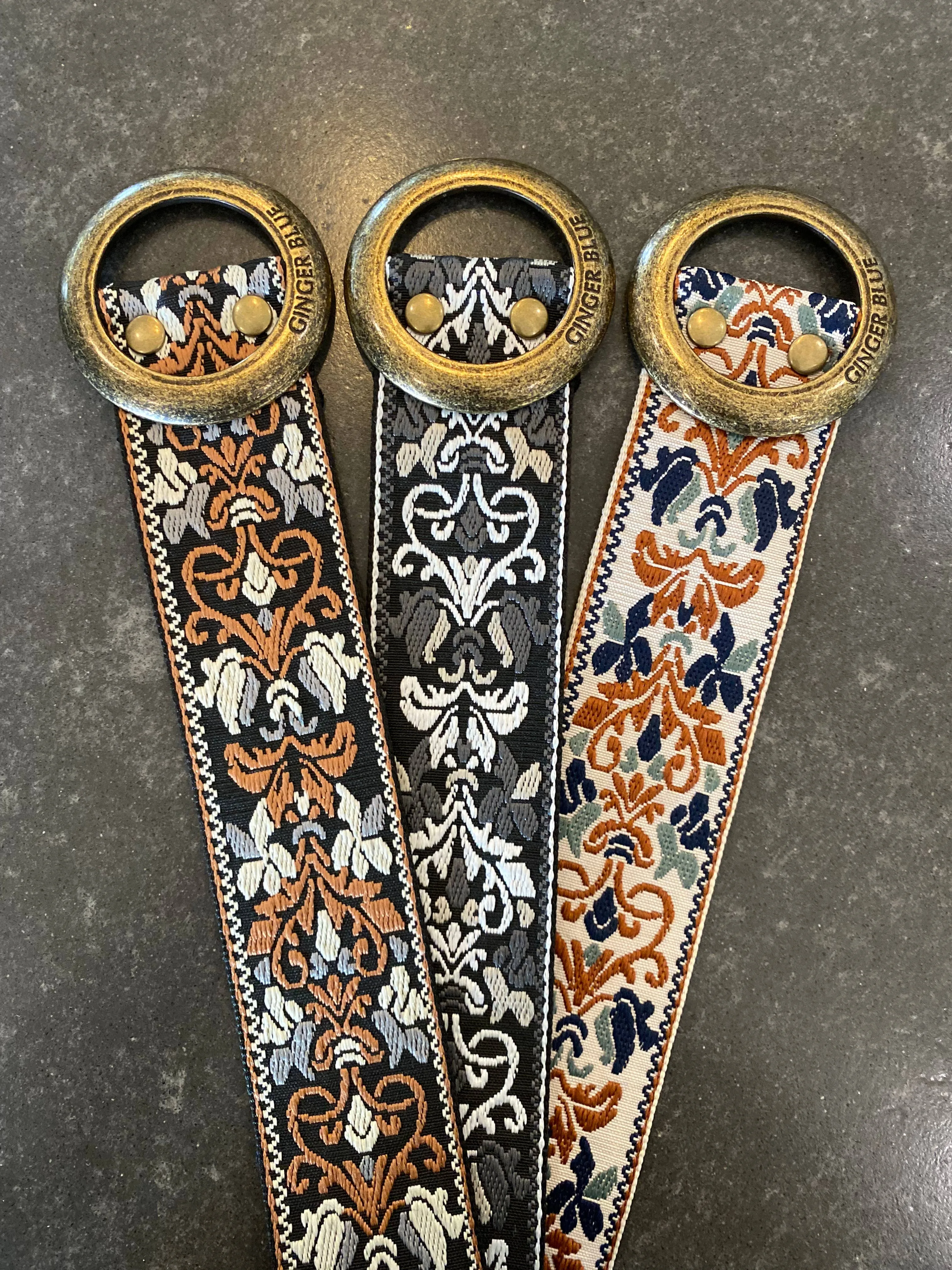 Ginger Blue - Very Vintage Grey Belt