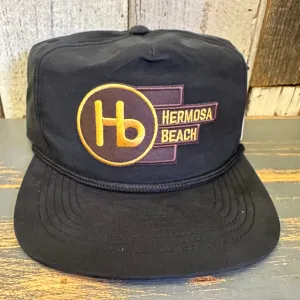 Hermosa Beach THE NEW STYLE Nylon/Cotton Blend Hat - Black