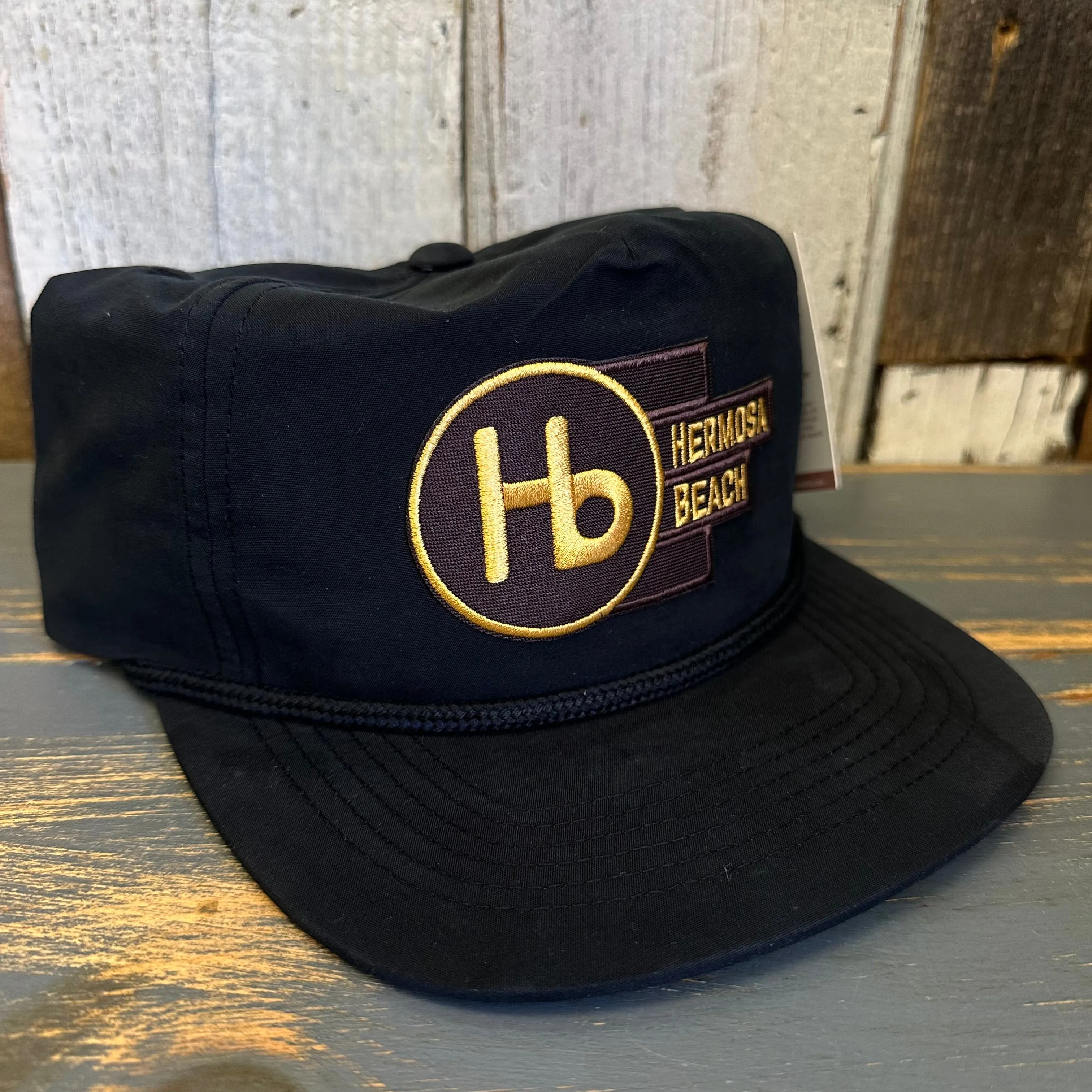 Hermosa Beach THE NEW STYLE Nylon/Cotton Blend Hat - Black