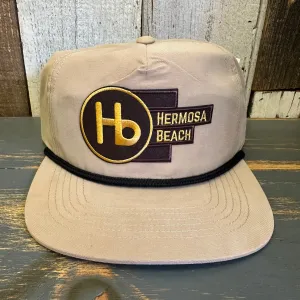 Hermosa Beach THE NEW STYLE Nylon/Cotton Blend Hat - Khaki