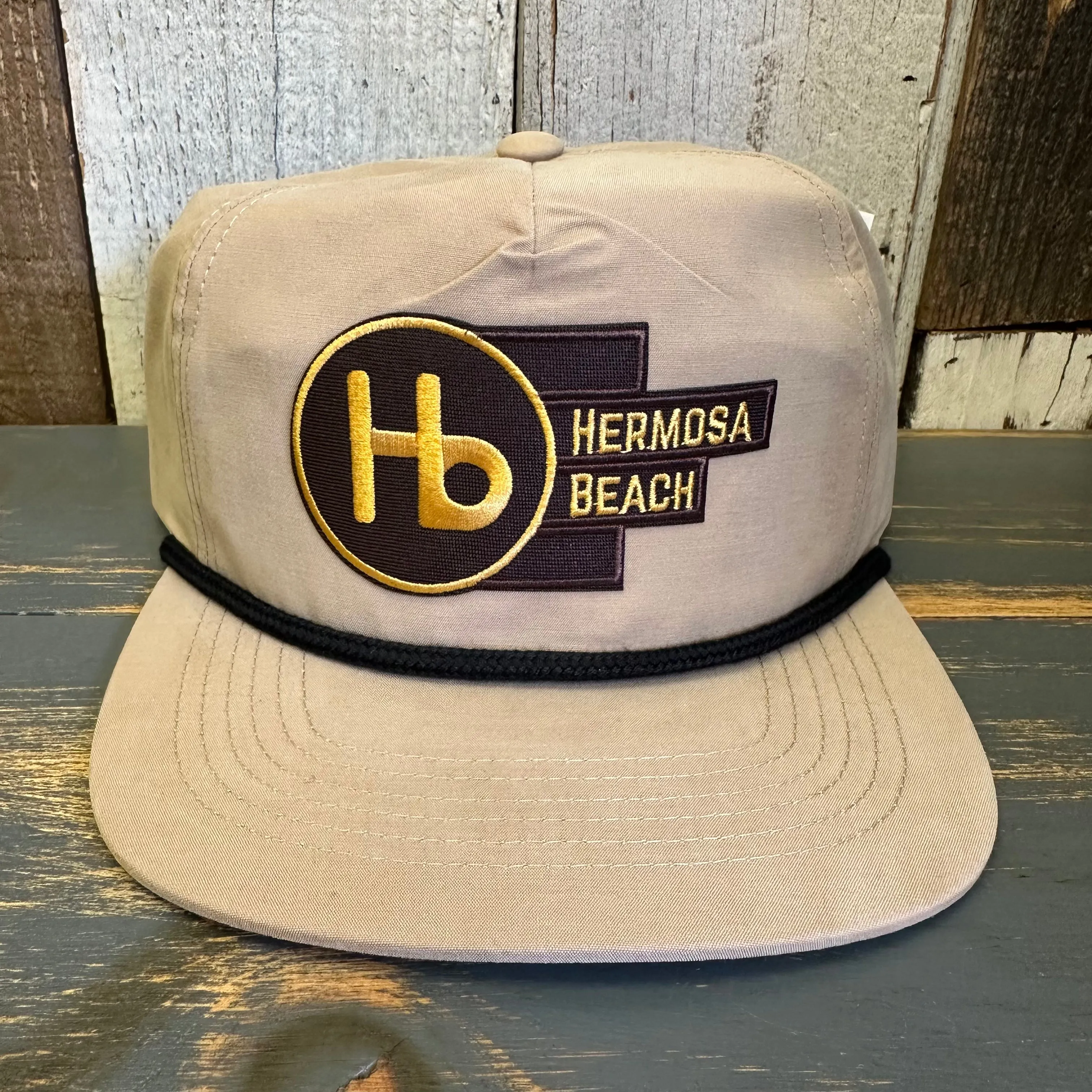 Hermosa Beach THE NEW STYLE Nylon/Cotton Blend Hat - Khaki