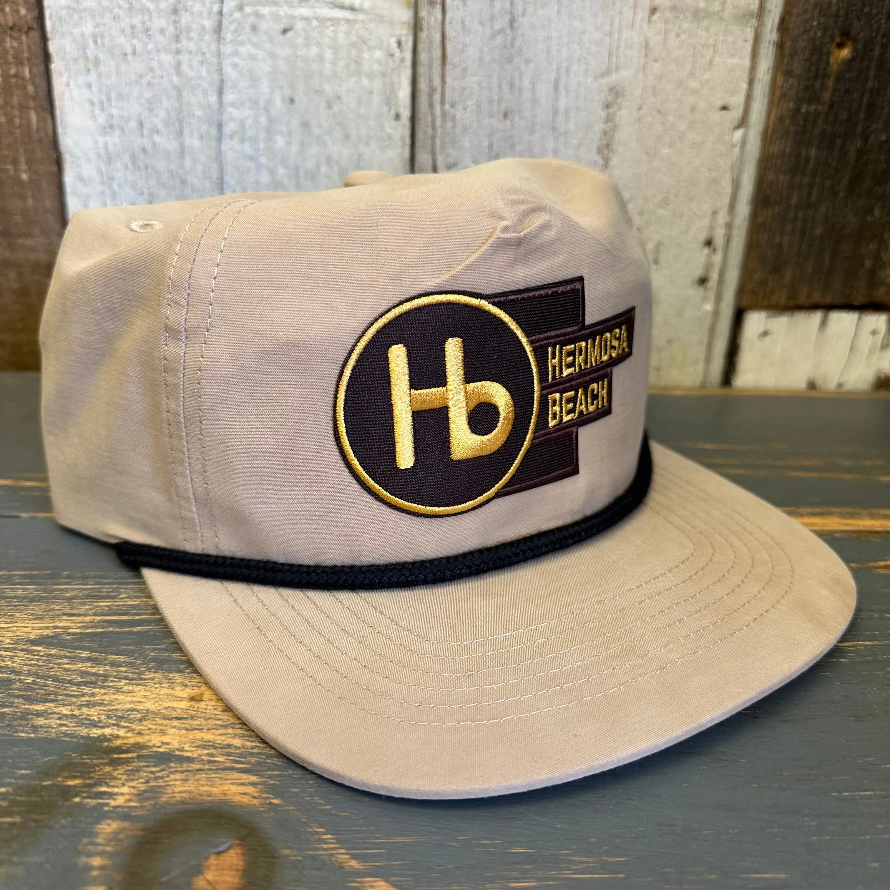 Hermosa Beach THE NEW STYLE Nylon/Cotton Blend Hat - Khaki