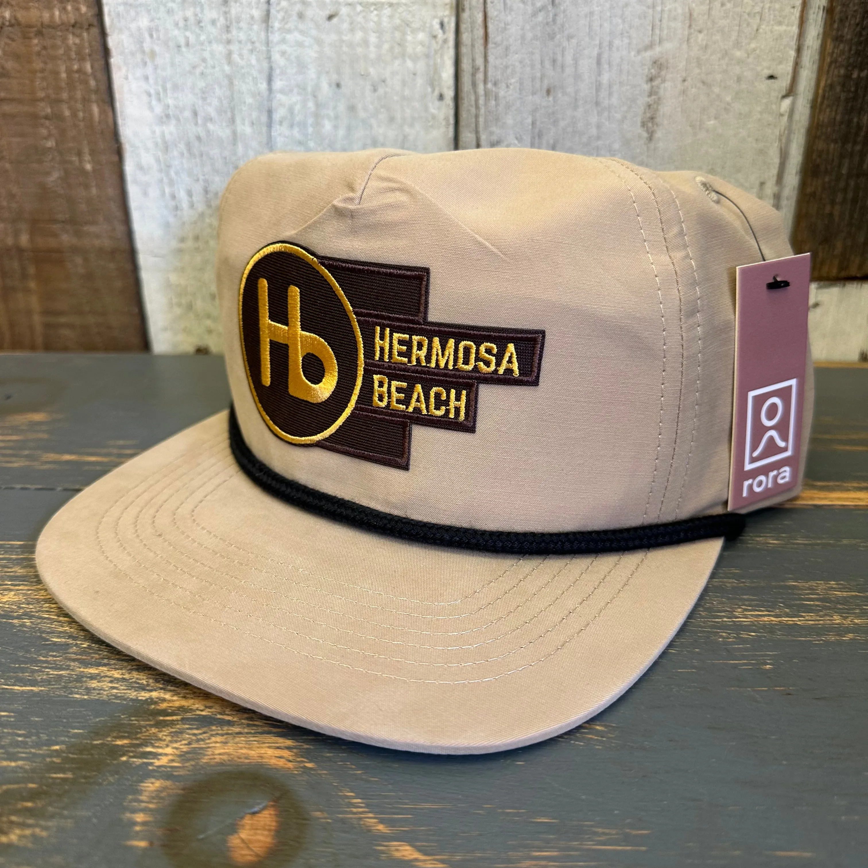 Hermosa Beach THE NEW STYLE Nylon/Cotton Blend Hat - Khaki