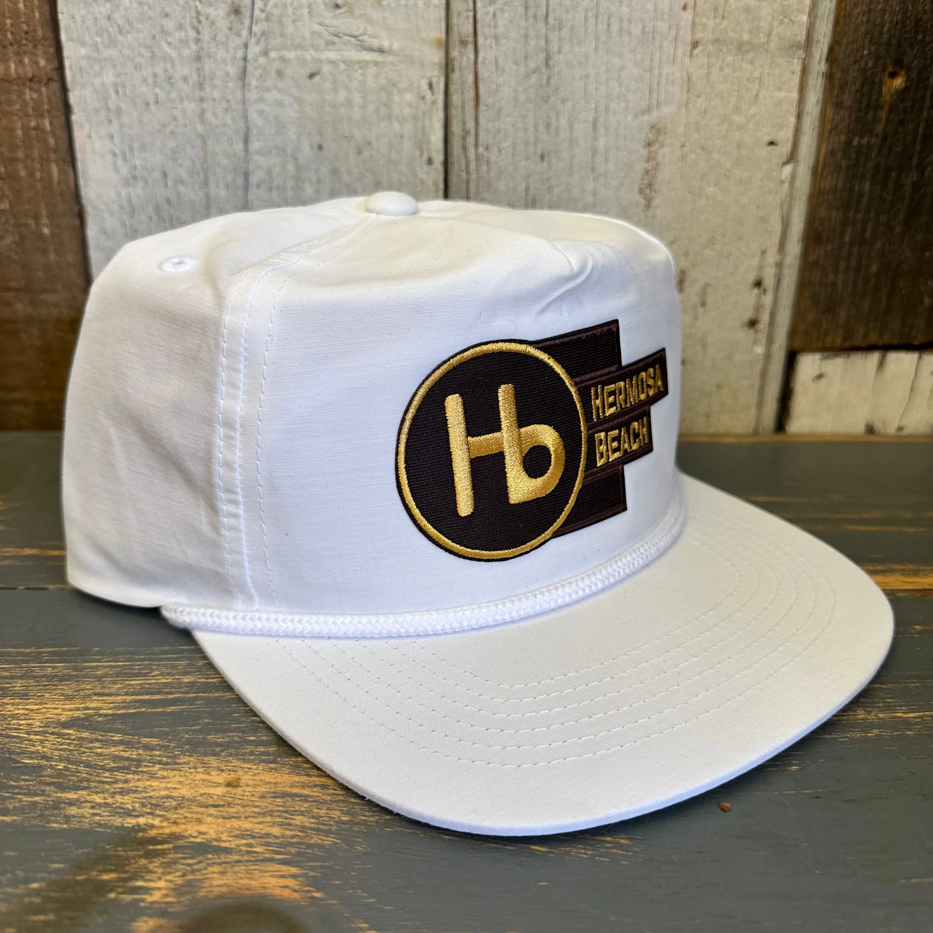 Hermosa Beach THE NEW STYLE Nylon/Cotton Blend Hat - White