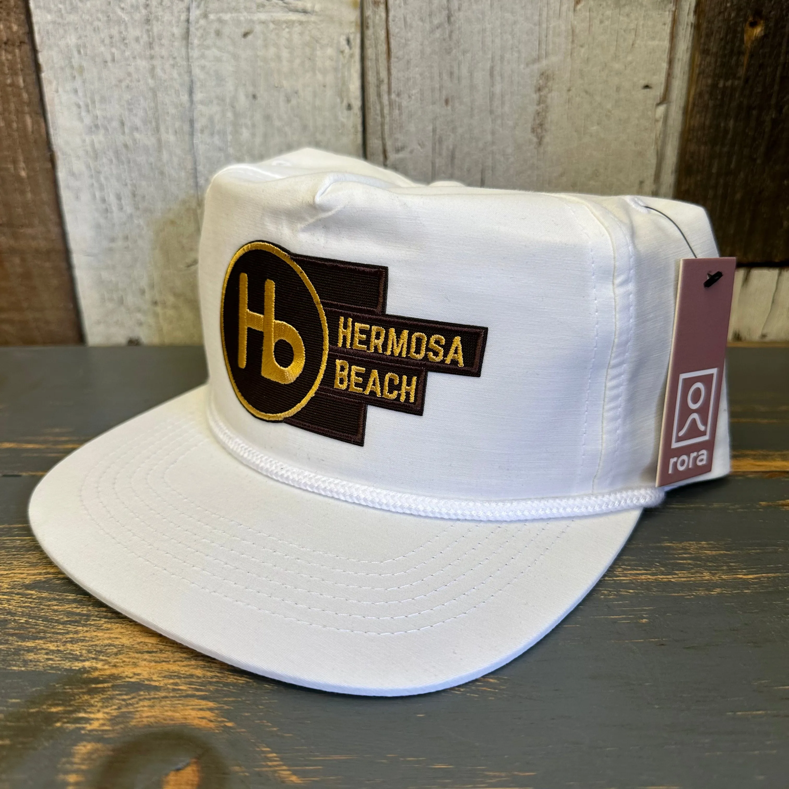 Hermosa Beach THE NEW STYLE Nylon/Cotton Blend Hat - White