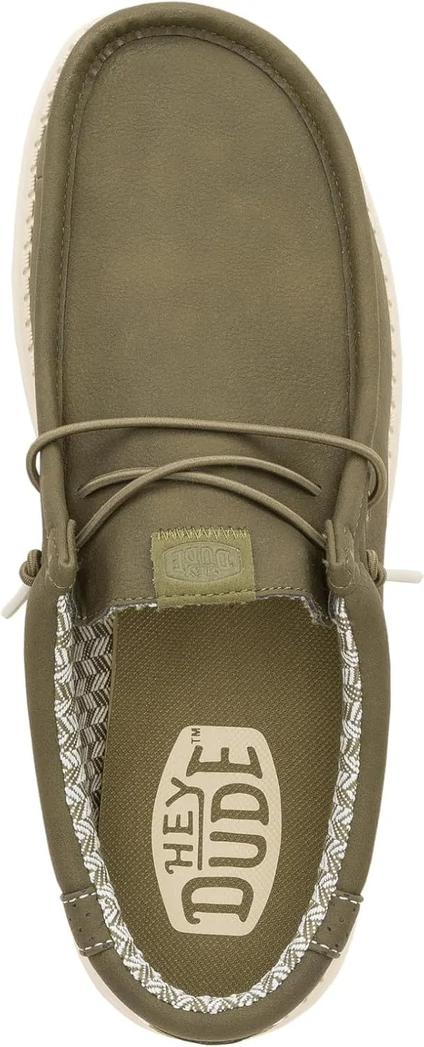 Hey Dude Men's Wally Classic, Mens Shoes, Men's Slip-on Loafers, Comfortable & Light-Weight