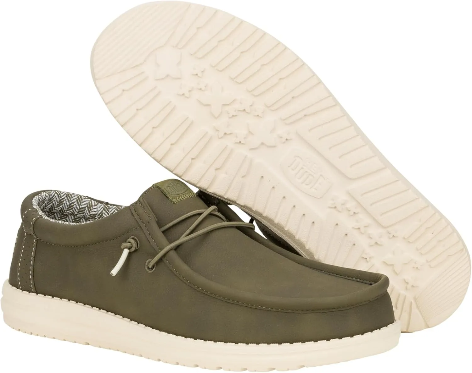 Hey Dude Men's Wally Classic, Mens Shoes, Men's Slip-on Loafers, Comfortable & Light-Weight