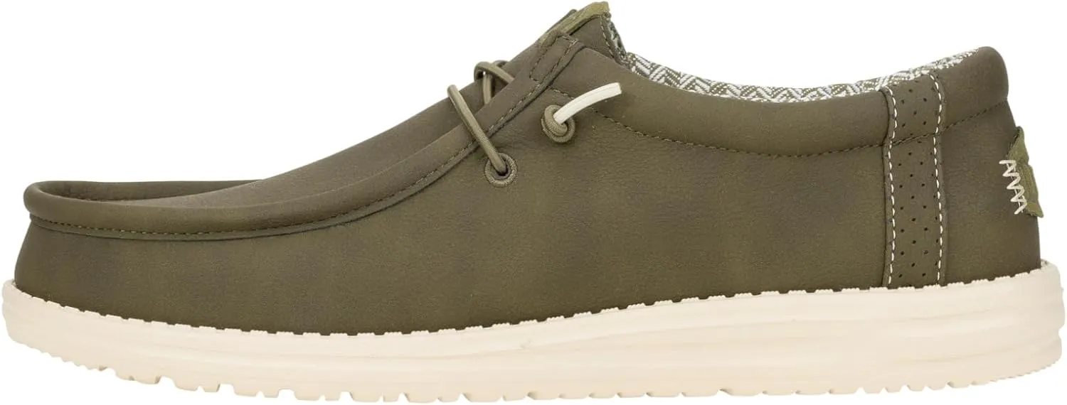 Hey Dude Men's Wally Classic, Mens Shoes, Men's Slip-on Loafers, Comfortable & Light-Weight
