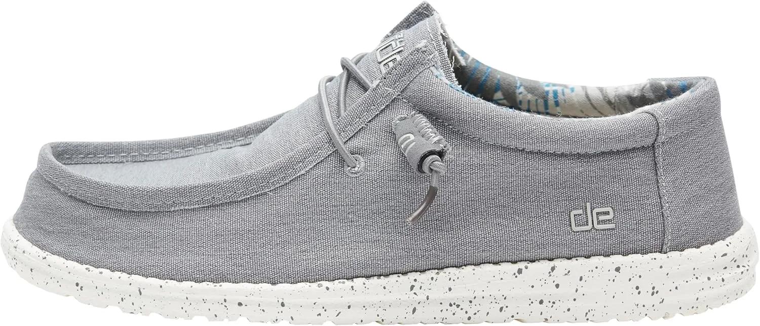 Hey Dude Men's Wally Sox | Mens Shoes | Men's Lace Up Loafers | Comfortable & Light-Weight