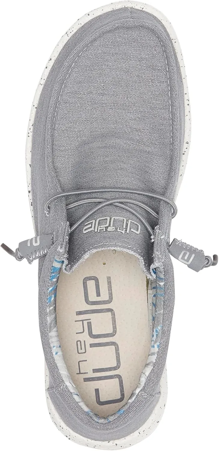 Hey Dude Men's Wally Sox | Mens Shoes | Men's Lace Up Loafers | Comfortable & Light-Weight