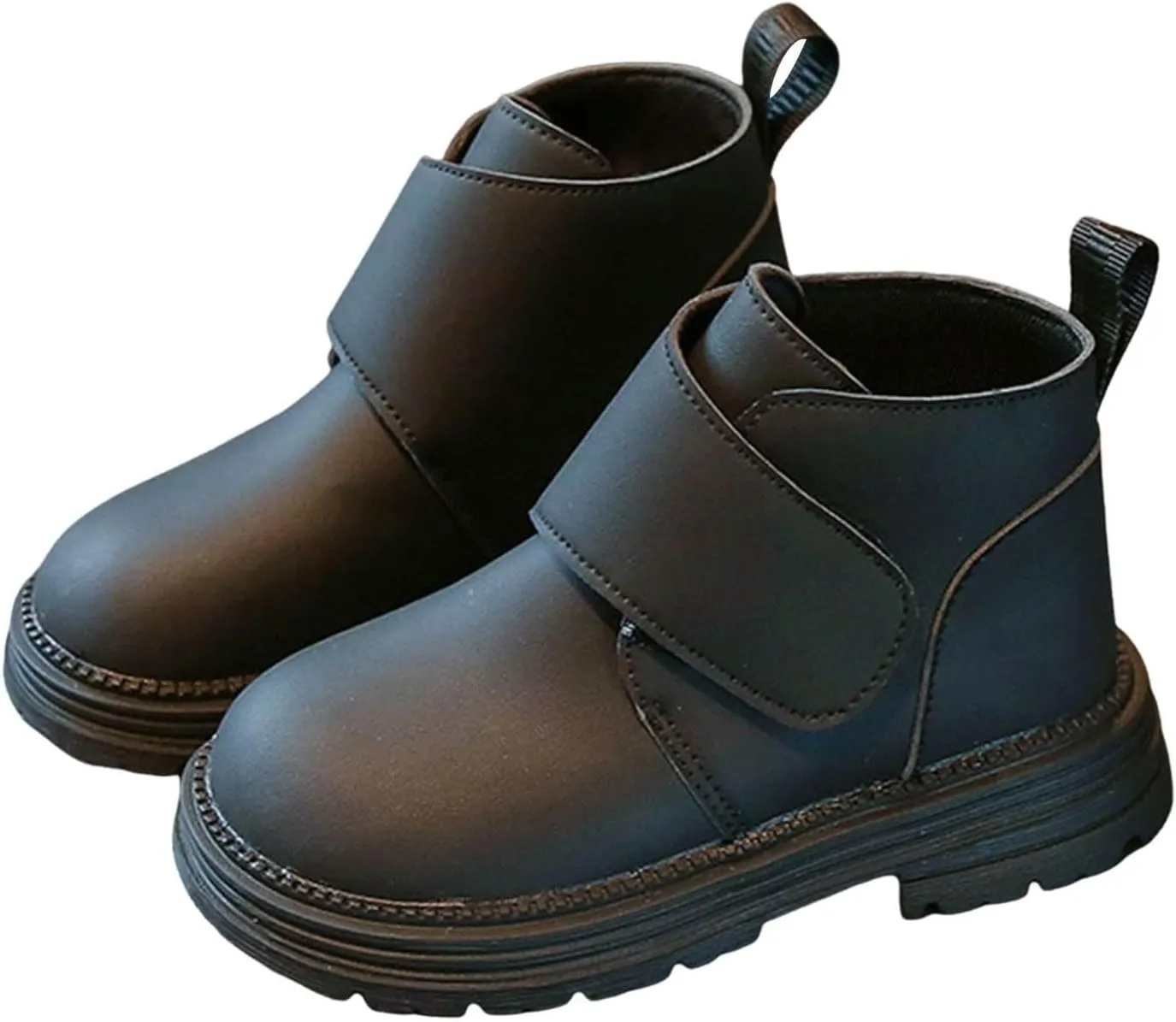 Infant Toddler Kids Winter Ankle Boot Solid Classic Water Proof Rubber Soft Sole Anti Slip Shoes for Outdoor Casual