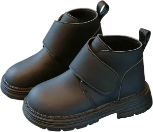 Infant Toddler Kids Winter Ankle Boot Solid Classic Water Proof Rubber Soft Sole Anti Slip Shoes for Outdoor Casual