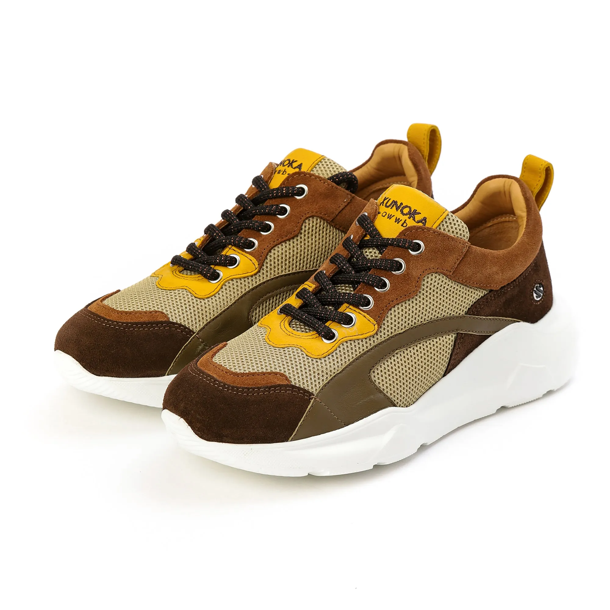 IZZI platform sneaker - earth