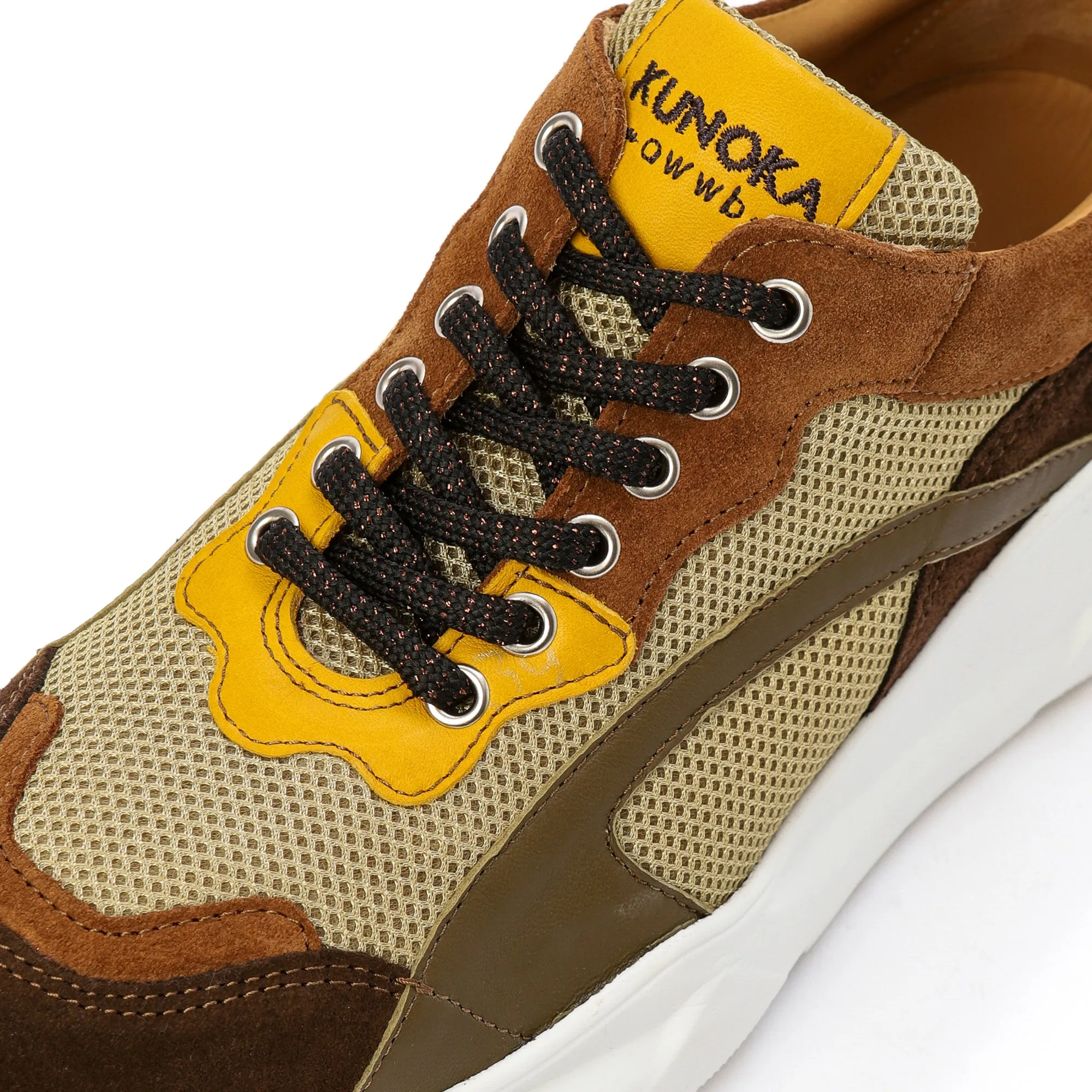 IZZI platform sneaker - earth