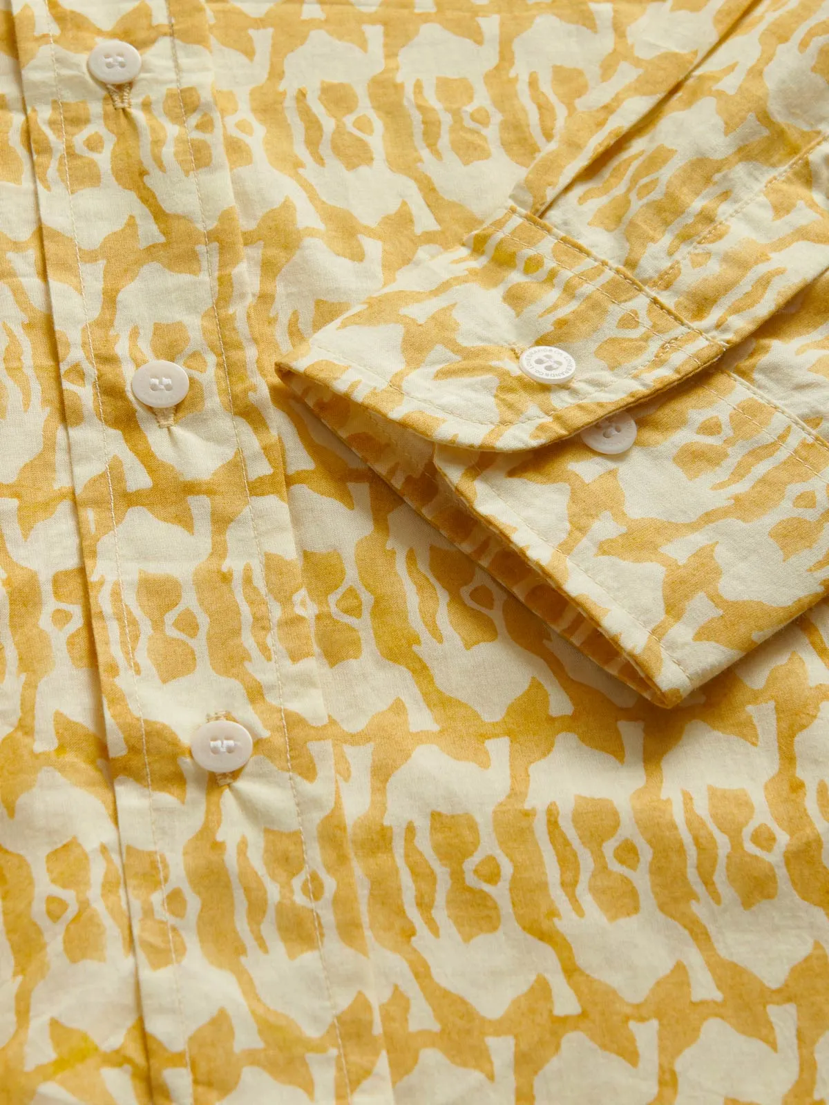 Kids Camel Mirage Abaco Cotton Shirt