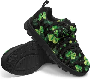 Kids St Patrick's Day Shoes Green Sneakers for Girls Boys Slip On Shoes