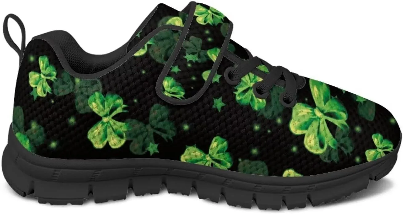 Kids St Patrick's Day Shoes Green Sneakers for Girls Boys Slip On Shoes