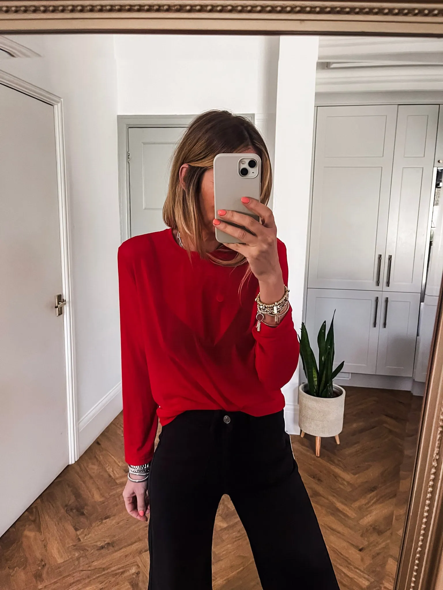 Long Sleeve Mesh Top