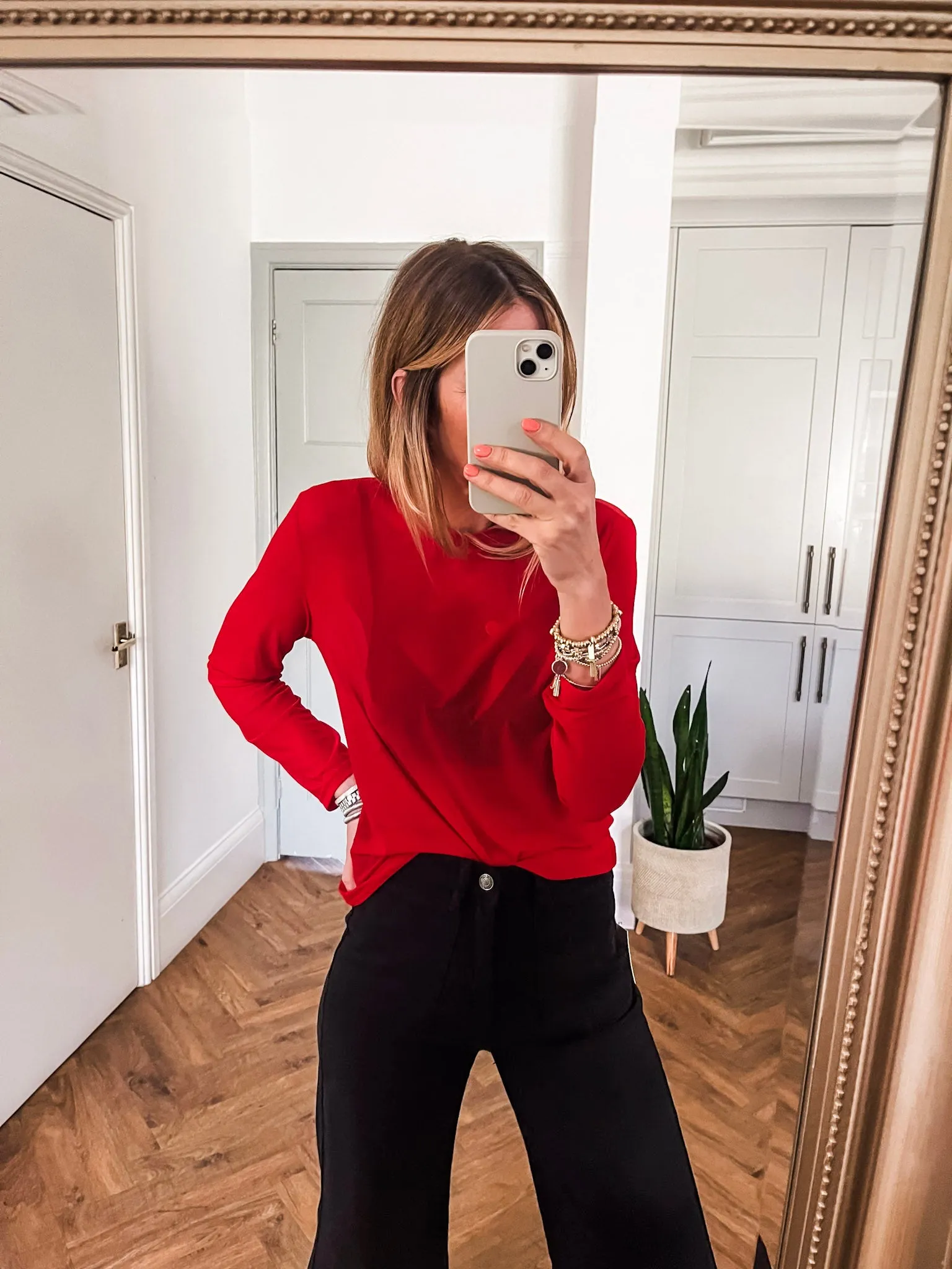 Long Sleeve Mesh Top