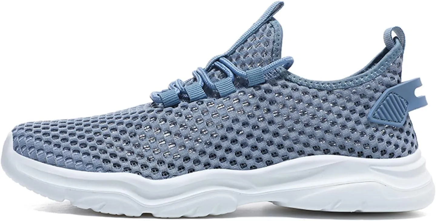 Men's Slip on Walking Shoes Comfortable Memory Foam Breathable Lightweight Fashion Sneakers Non Slip Arch Support Vacation Training Gym Shoes Wide Width